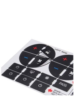 ECVV 3PCS AC Dash Button Sticker Repair Kit Car Interior Accessories Replacement Stickers for Ruined Faded Auto Climate Control Decals Fit Cars, SUVs, Trucks  - Image 5