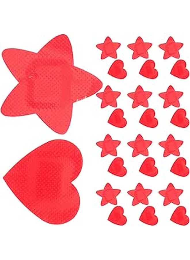 SAFIGLE 30pcs Heart Star Cartoon Bandages Waterproof Breathable Wound Care - Image 1