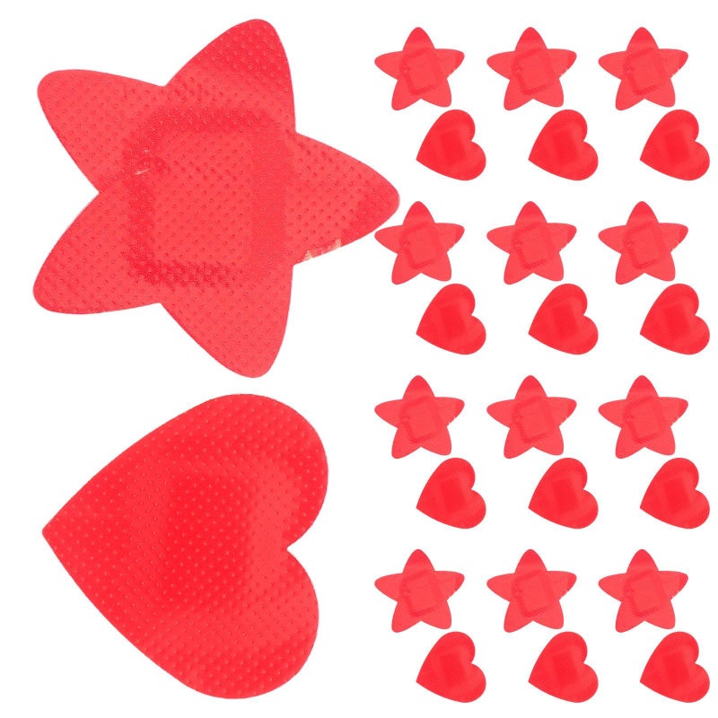 SAFIGLE 30pcs Heart Star Cartoon Bandages Waterproof Breathable Wound Care - Image 2