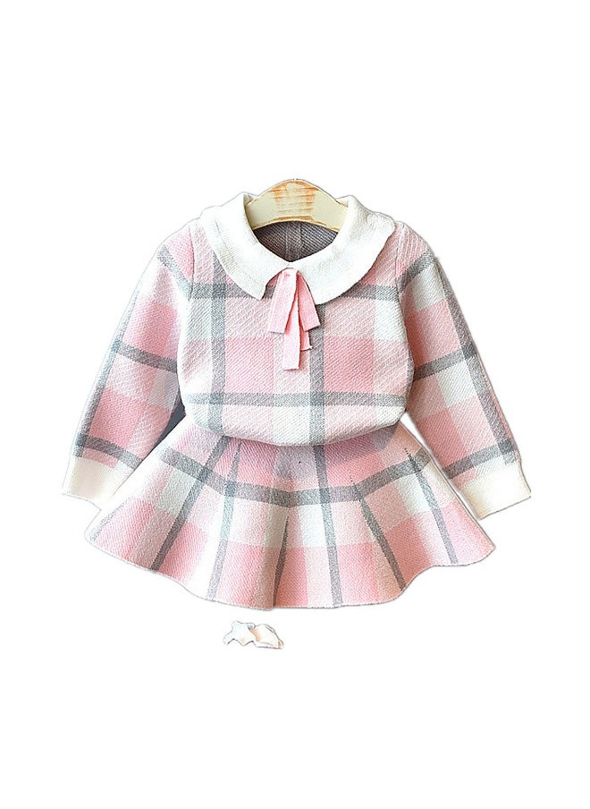 Box Pink Plaid Peter Pan collar  2 pcs sweatshirt & Skirt Winterwear set for Girls-3-4Y - pzsku/Z8A7A1CA0376F2136BB4EZ/45/_/1740398579/fe673325-af8c-4fdb-8314-d2269deb1b3c