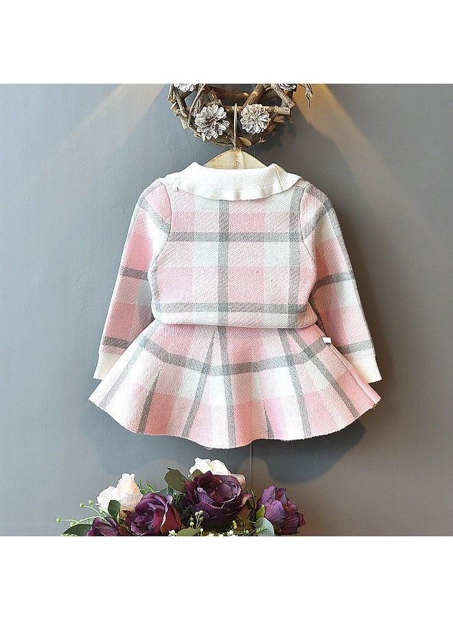 Box Pink Plaid Peter Pan collar  2 pcs sweatshirt & Skirt Winterwear set for Girls-3-4Y - pzsku/Z8A7A1CA0376F2136BB4EZ/45/_/1740398582/4bc3254a-1d40-439b-bd4c-0b7e3462ccd2