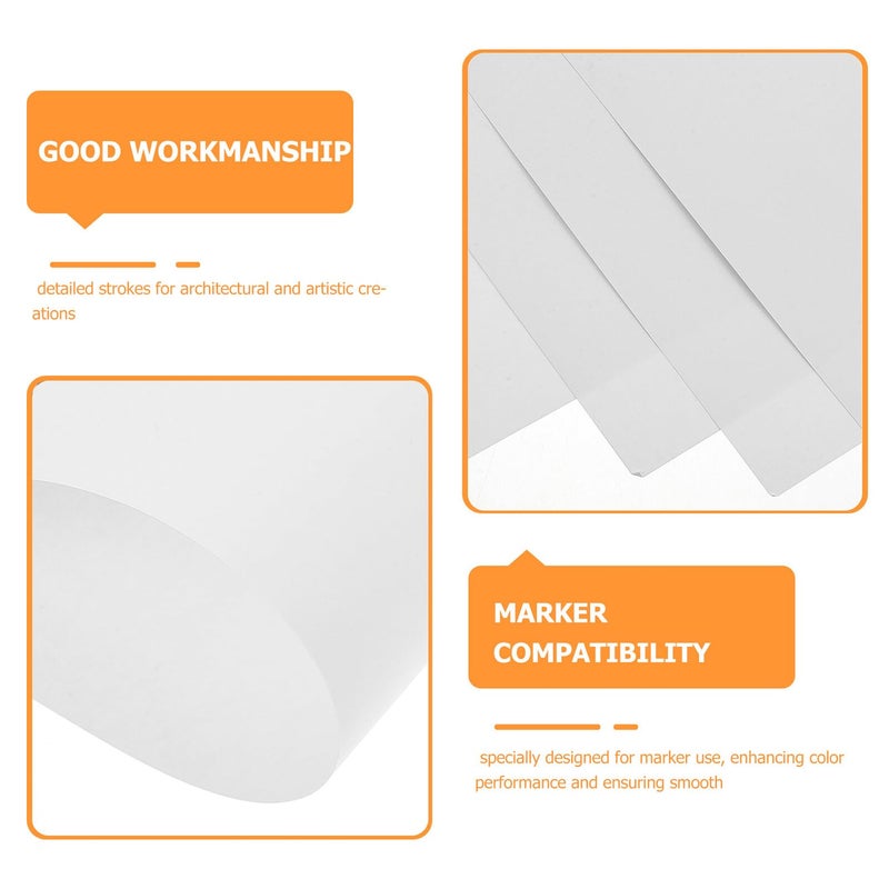 A3 Marker Paper Pad 100 Sheets Blank Sketch Drawing Paper for Artists and Designers - Image 4