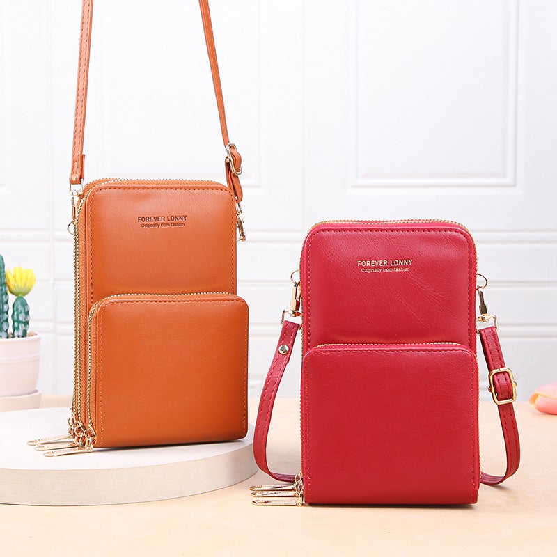 Multifunctional Solid Color PU Leather Wallet, RFID Blocking Design Portable Daily Storage Purse for Cards Cash Coin Business Use - Image 2