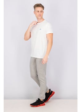 Men Crew Neck Short Sleeves Embroidered Logo T-shirt, White - pzsku/Z8A7A9779C6F34125EE0CZ/45/_/1740495184/f29b346d-2ca3-4490-ace8-c3eca2638b0c