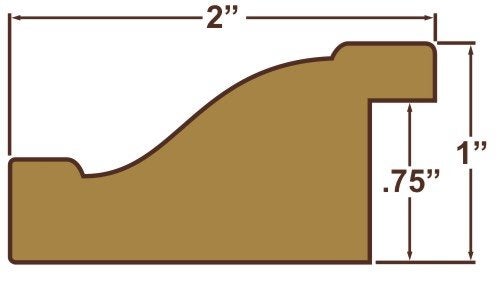 Craig Frames 21834700BK 4 by 6-Inch Picture Frame  Smooth Wrap Finish  2-Inch Wide  Black - Image 3