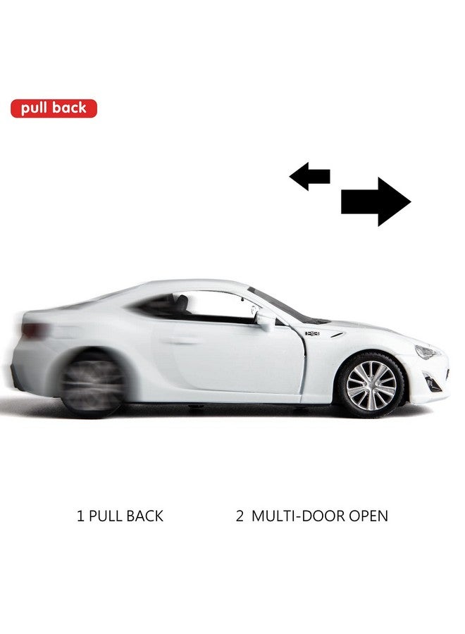 RMZ City 1:36 Diecasting Alloy Car Model Toyota 86 Toy Car, Pull Back Vehicles Toy Car for Toddlers Kids Boys Girls Gift White - Image 3