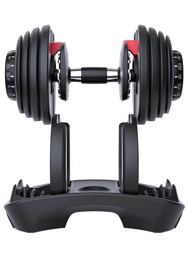 دامبل متطور 24 كيلو جرام قابل للتعديل لتمارين اللياقة البدنية مناسب للرجال والنساء - Image 5