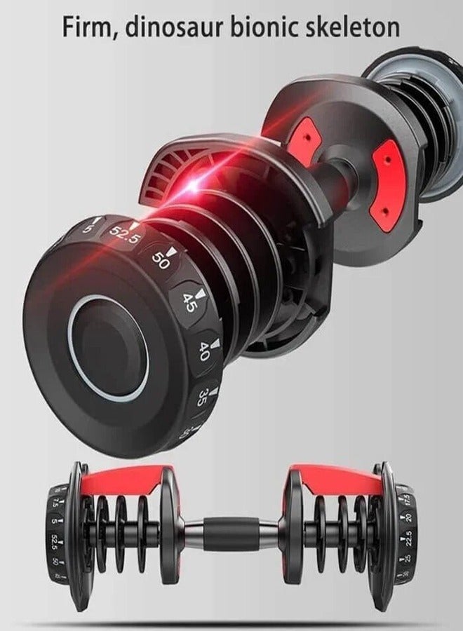 دامبل متطور 24 كيلو جرام قابل للتعديل لتمارين اللياقة البدنية مناسب للرجال والنساء - Image 2
