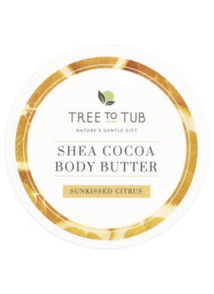 Tree to Tub Tree To Tub, Shea Cocoa Body Butter, Sunkissed Citrus, 6.7 fl oz (200 ml)  - Image 5