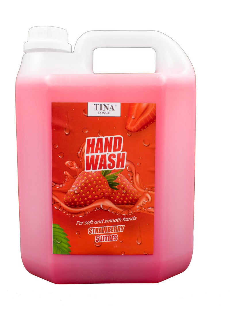 Tina Cosmo Strawberry Hand Wash 5Ltr  - Image 2