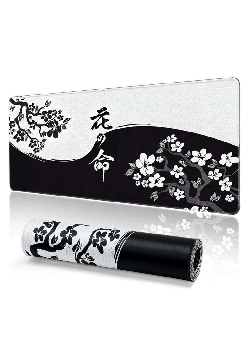 Generic - ETZ Mouse Pad Gaming Large Desk Pad (30cm x 70cm x 2mm) Washable Keyboard Pad Laptop Desk Mat, Japanese Mouse Pad with Anti-Slip Rubber Base, Extended Mouse Pad for Office & Home - Image 1