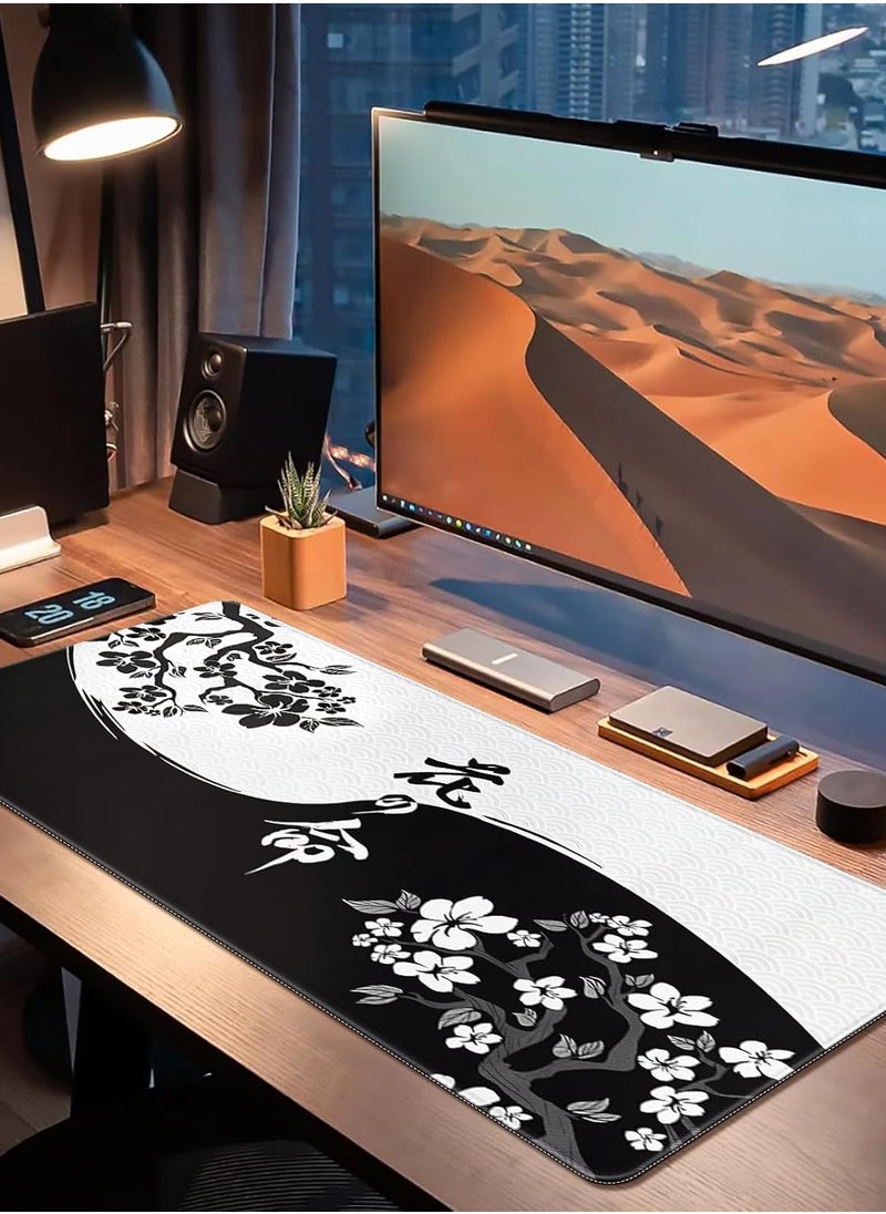 Generic - ETZ Mouse Pad Gaming Large Desk Pad (30cm x 70cm x 2mm) Washable Keyboard Pad Laptop Desk Mat, Japanese Mouse Pad with Anti-Slip Rubber Base, Extended Mouse Pad for Office & Home - Image 1