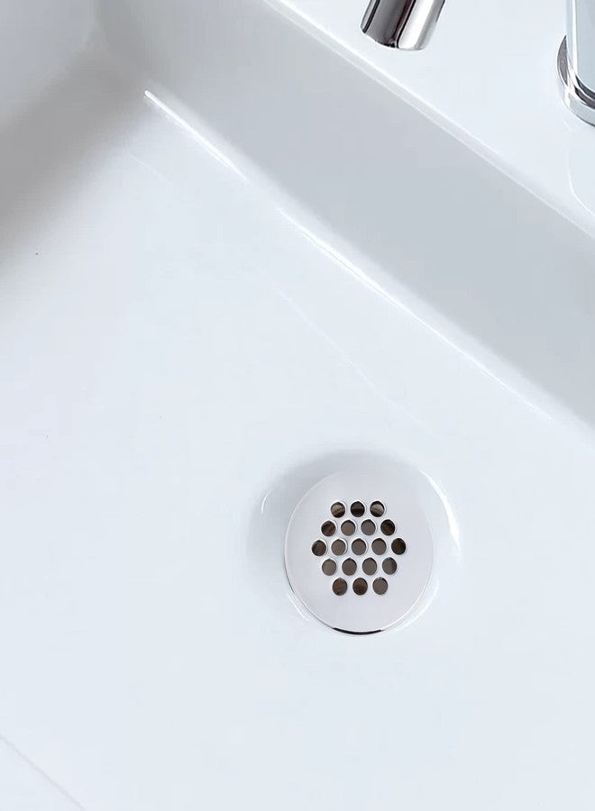 Artiwell Grid Drain Strainer Assembly Without Overflow for Bathroom Sink, C.O. Plug Grid Lavatory Drain, Bathroom Sink Grid Strainer , Chrome Plated - Image 4