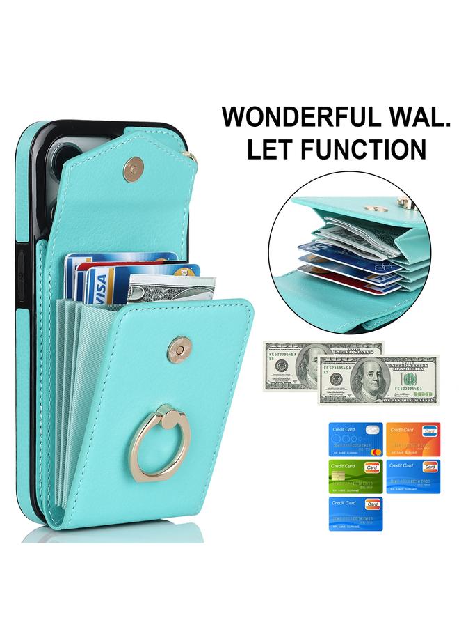 اس-توب جراب لهاتف iPhone 13 Pro Max مضاد للسرقة مزود بفتحة بطاقة RFID - Image 3