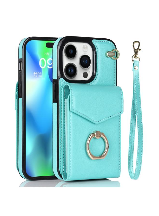 اس-توب جراب لهاتف iPhone 13 Pro Max مضاد للسرقة مزود بفتحة بطاقة RFID - Image 1