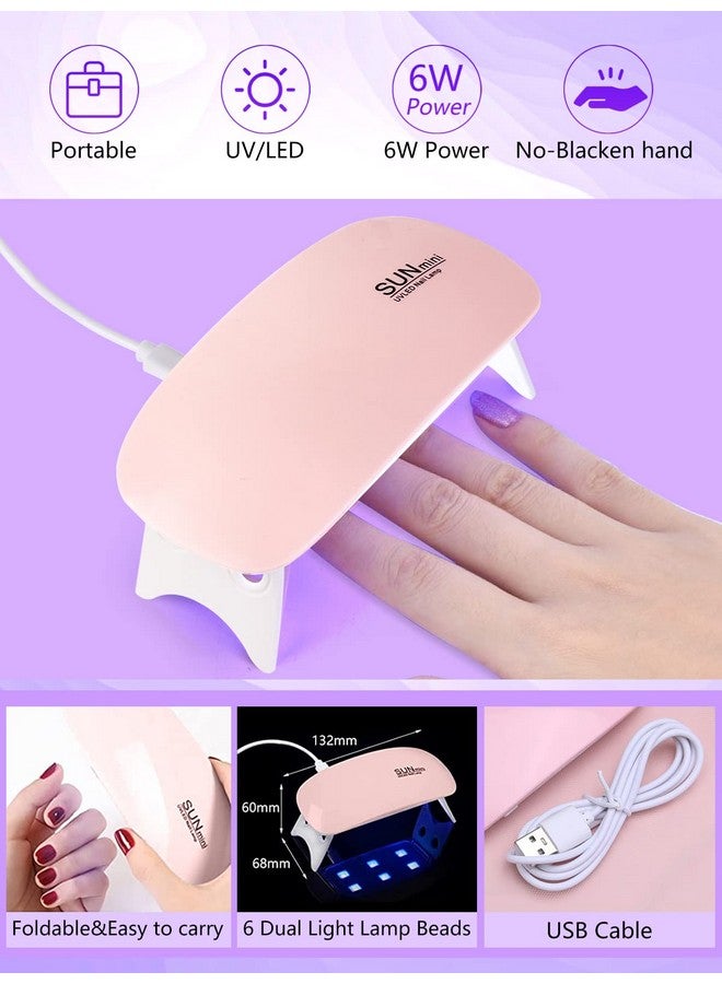 Quaferen Acrylic Nail Kit For Beginners With Everything 42Colors Glitter Acrylic Powder Monomer Liquid Nail Kit Set Professional Acrylic With Everything Drill Uv Light Practice Finger Nail Bag Organizer Case - Image 5