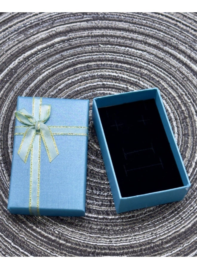 12-Pack Cardboard Jewelry Gift Box Set, Empty Gift Boxes with Lids and Ribbon Bows, Assorted Colors Small Display Boxes for Earrings, Necklaces, Rings & Bracelets, Perfect for Gifting & Storage - Image 3