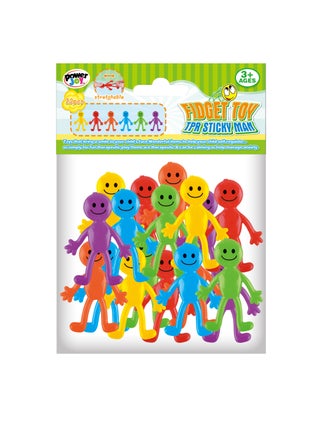 Fidget Toy TPR 20 Pieces Sticky Man