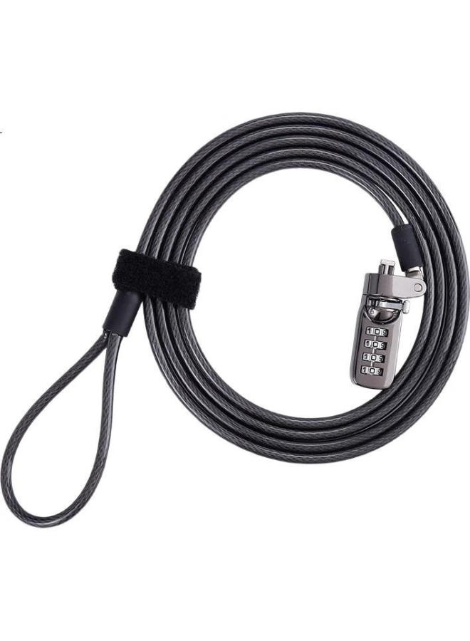 Nvv Laptop Lock, Anti-Theft Lock, Security Password Lock, Standard Lock Hole, Compatible With Lenovo, Hp, Asus, Thinkpad, Shenzhou, Msi, Universal Lock, Nl-7 - Image 1
