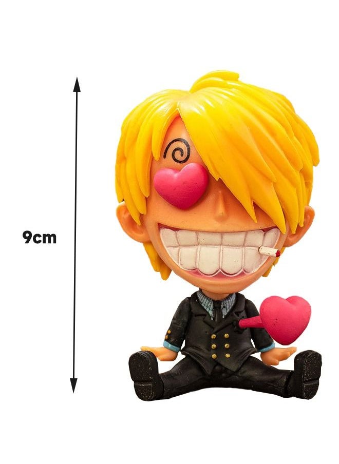 null - Set of 2 Anime One Piece Action Figure Set, Sanji and Boa·Hancock Figure, Collectible Model Statue Figure Toy, High Quality Cartoon Figure Toy Suitable for Car and Table Decoration - Image 1