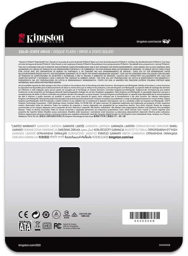 Kingston Kingston Hardware-Based Self-Encrypting Drive with 3D TLC NAND KC600 2.5 Inch SATA SSD SKC600/1000GB - Image 5