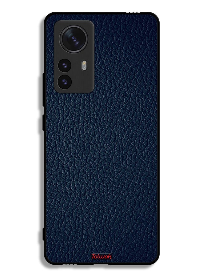 Tolwak Xiaomi 12 Pro Protective Case Cover Leather Pattern - Image 2