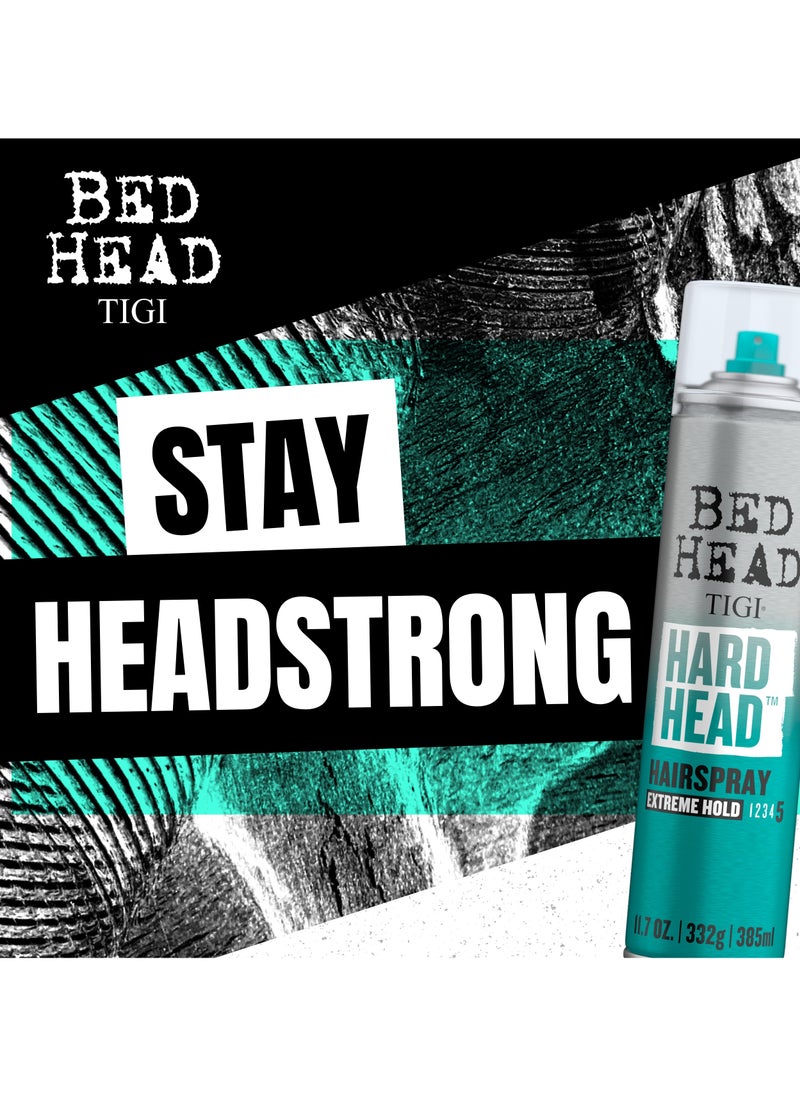 Bed Head Tigi - Hard Head Hairspray Extreme Hold - 2 Pack - Image 1