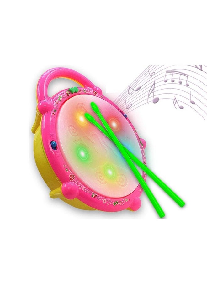Famous Quality Famous Quality® Colorful 3D Musical Flash Drum with Lights Toys for Kids, Music Baby Toy for 3 Years and up, Multicolour  - Image 5