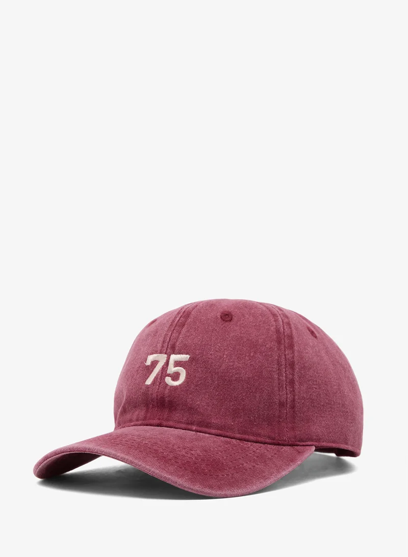 Seventy Five Curved peak cap with 75 logo