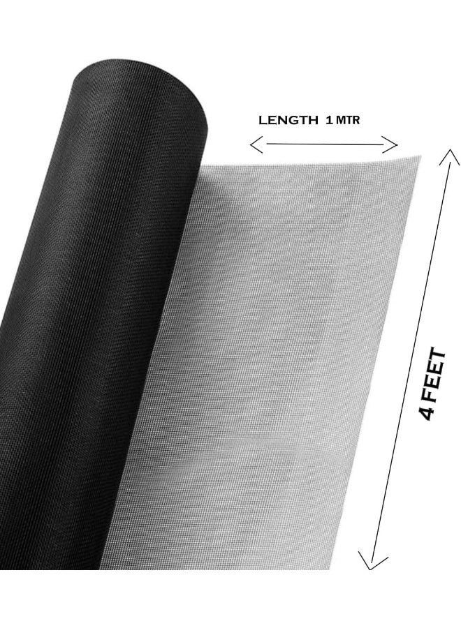 Biella Custom Fiber Fly Insect Net, Anti Mosquito Bug For Windows Doors And Patio, Premium Pet Screen, Net Barrier, Invisible  - Image 2