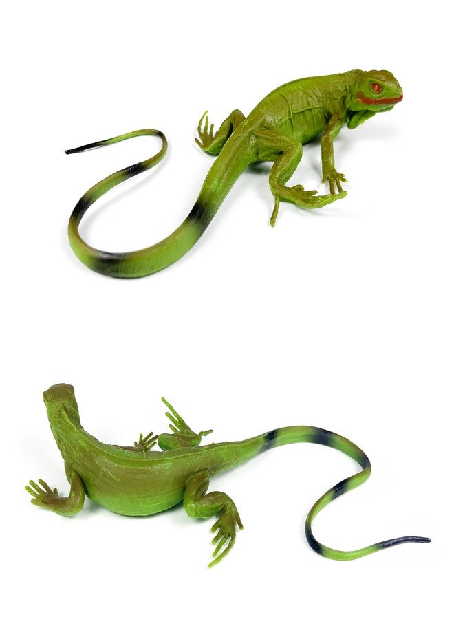NAKIMO Iguana Animal Figurine Lizard Toy Realistic Reptile Figures for Decoration, Science Education, Prank Props - Image 3