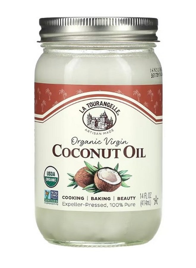 La Tourangelle Organic Virgin Coconut Oil 14 fl oz 414 ml  - Image 1