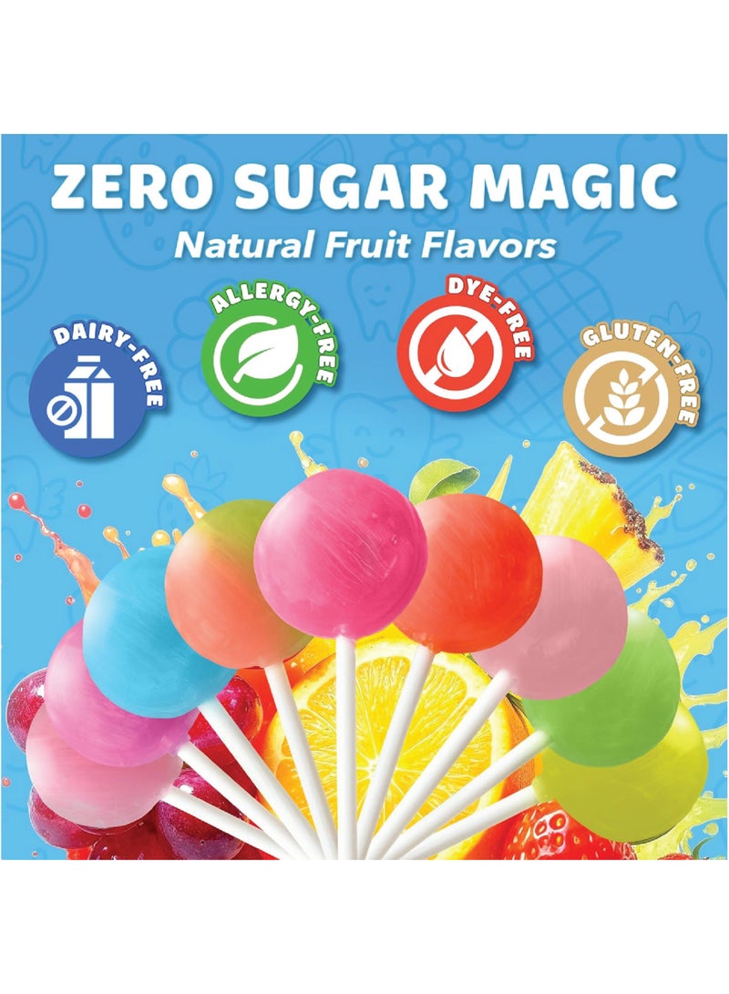 Zollipops Sugar-Free Lollipops – Fruit Mix – 3.1 oz – Cavity Protection Treat for Kids & Adults - Image 5