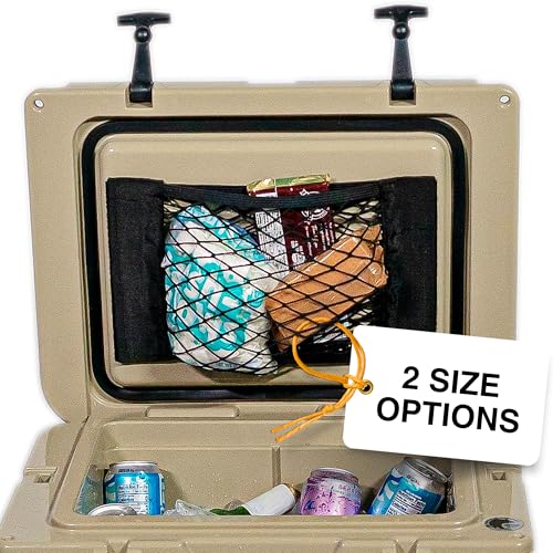 Above Sea Level Cooler Net for Dry Storage and Organization, Compatible with Yeti, Coleman, Igloo, Pelican, and Canyon Ice Chests, Removable and Washable - Image 1