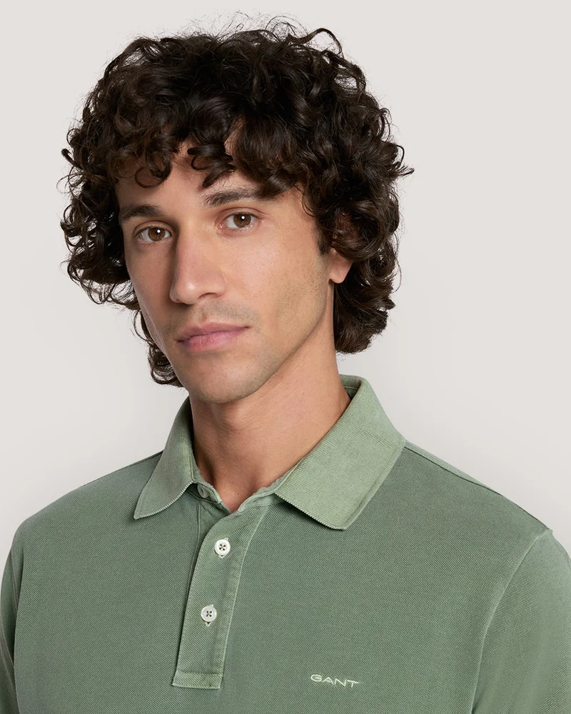 GANT Gant Sunfaded Piqué Polo Shirt