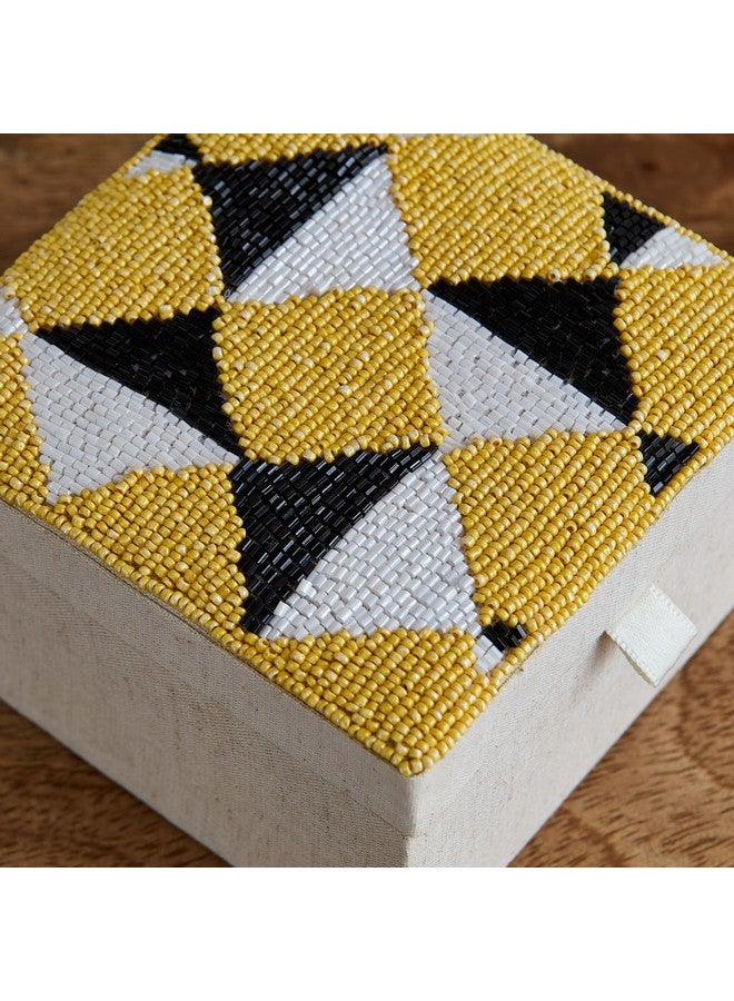 Home Box Enzo Beaded Box 13 x 13 x 8 cm  - Image 5