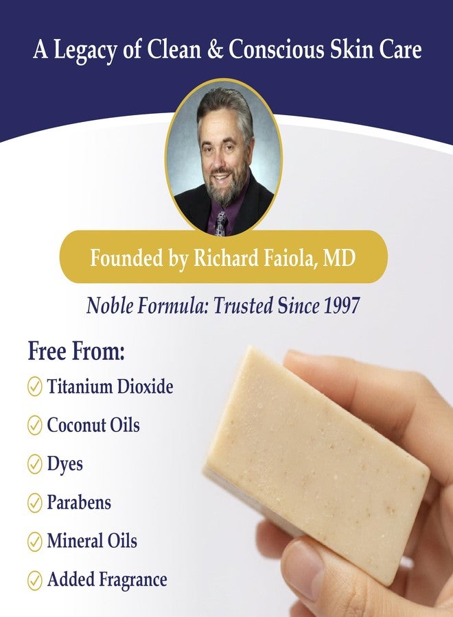 Noble Formula 2% Pyrithione Zinc Soap Bar with Sunflower Oil & Shea Butter – Face, Body & Scalp Cleansing Bar for Dry & Problem-Prone Skin - No Palm Oil, Vegan Formula, Handmade in the USA, 3.25 oz - Image 5