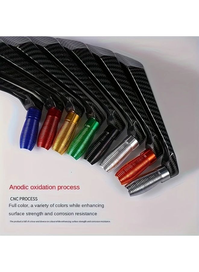 Red Motorcycle Hand Guards Universal Fit Aluminum Alloy Brake Clutch Lever Covers - Image 4
