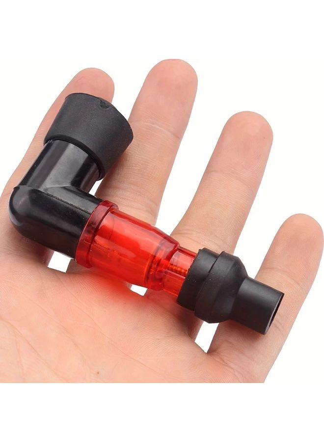 Enhanced Performance Universal Motorcycle Flash Spark Plug Cap Transparent - Image 3