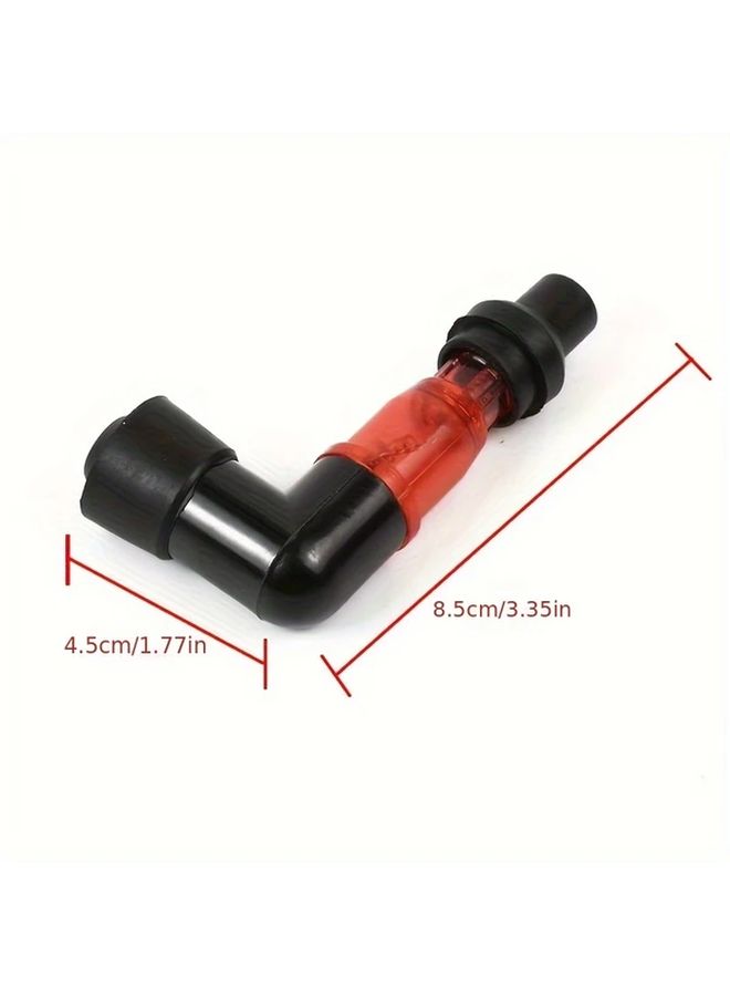 Enhanced Performance Universal Motorcycle Flash Spark Plug Cap Transparent - Image 2