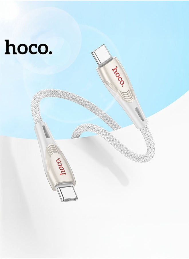 hoco. U133 Monte 60W charging data cable Type-C to Type-C  - Image 4
