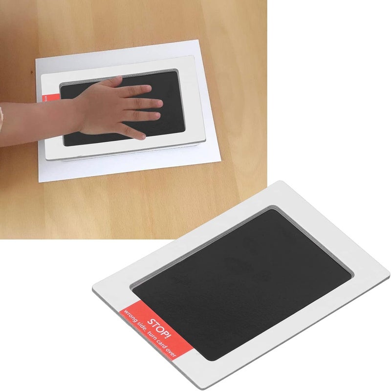 comfrt Footprint Ink Pad, Safe Baby Hand and Footprint Kit for Newborn New Mom Gift(Black) - Image 2