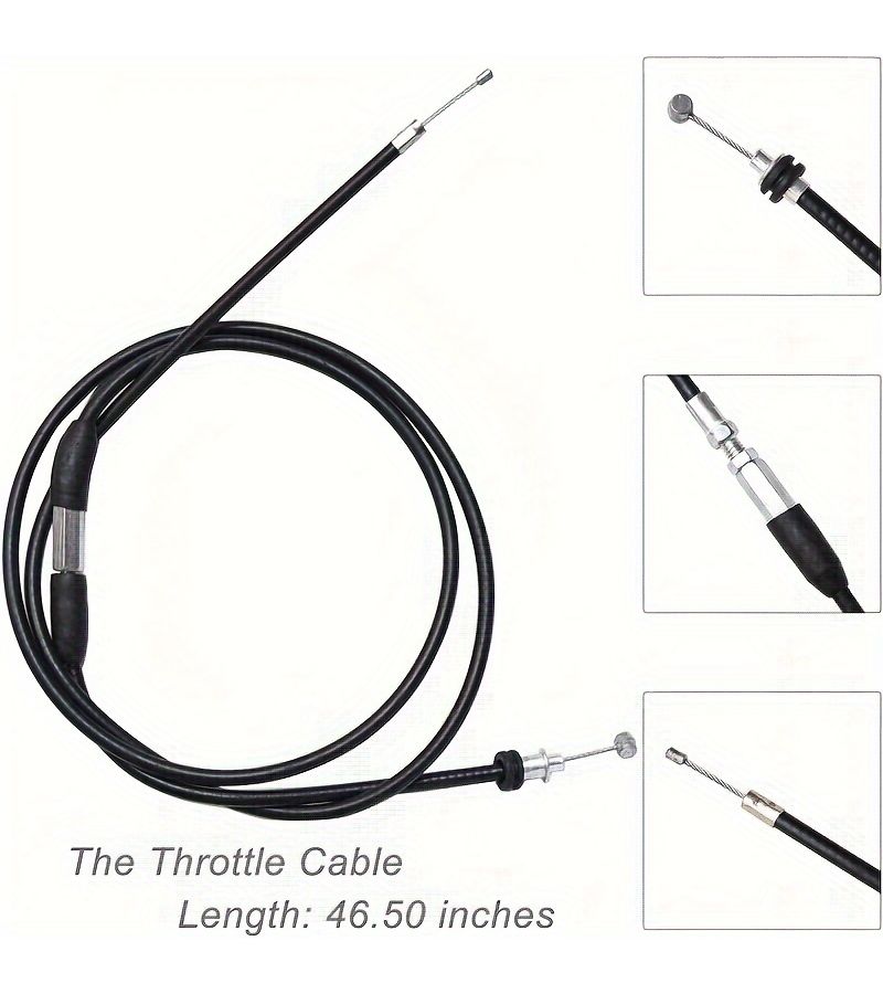 22mm 7/8 Inch Thumb Throttle Cable Assembly For 50cc 250cc ATV Quad Go Kart Blue - Image 3