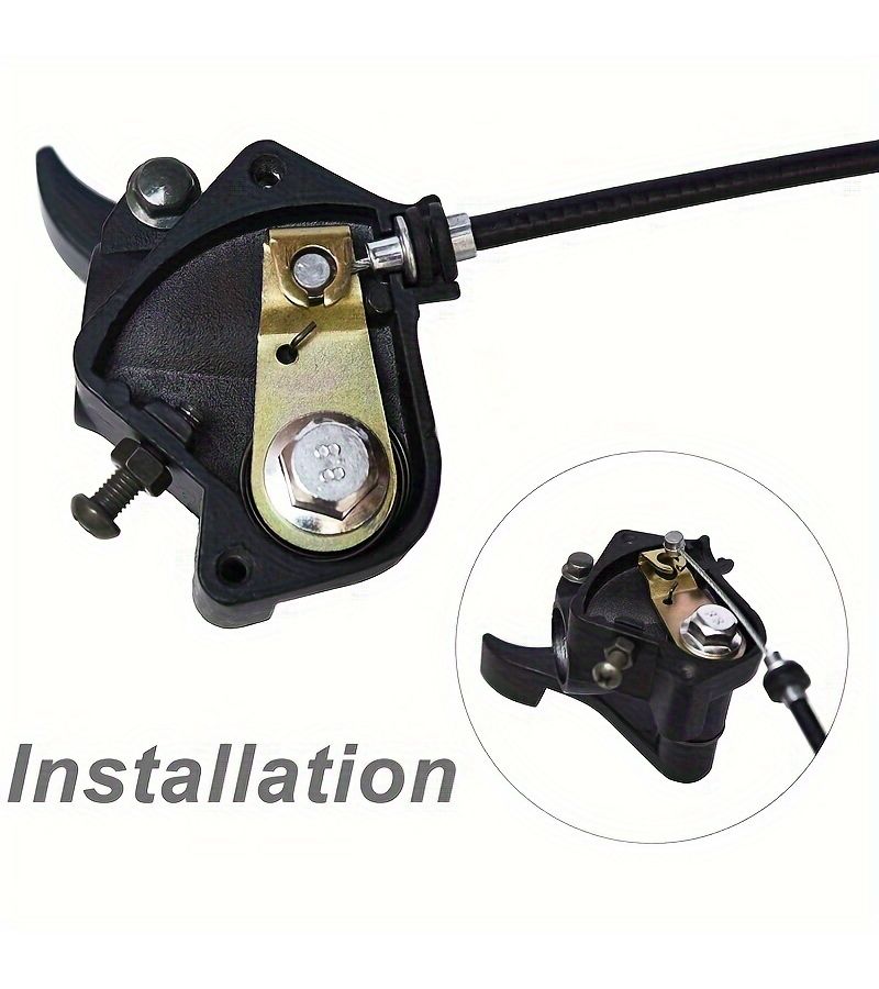 22mm 7/8 Inch Thumb Throttle Cable Assembly For 50cc 250cc ATV Quad Go Kart Blue - Image 5