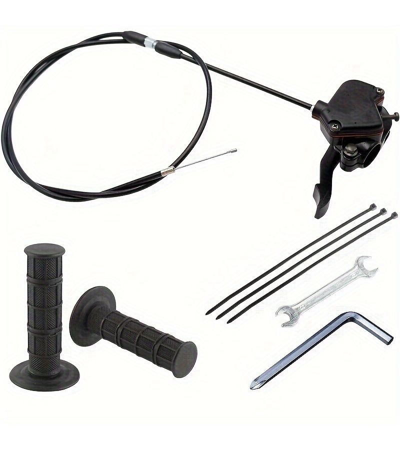 22mm 7/8 Inch Thumb Throttle Cable Assembly For 50cc 250cc ATV Quad Go Kart Blue - Image 1