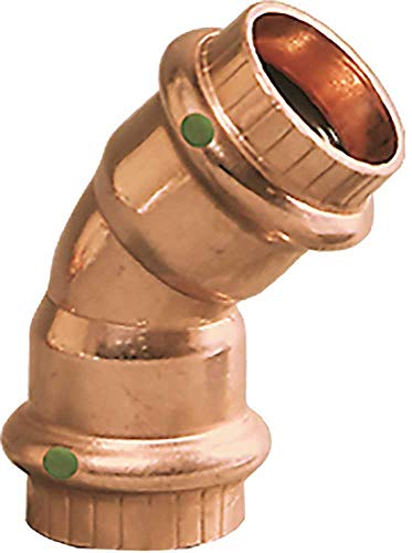 Viega 77607 ProPress 12 in x 12 in Copper 45Degree Elbow - Image 3