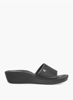 Le Confort Women Embellished Slip-On Sandals with Wedge Heels  - Image 3