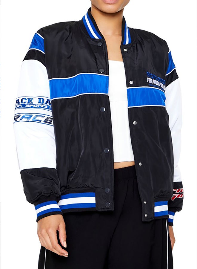 FOREVER 21 Racing Colorblock Bomber Jacket  - Image 1