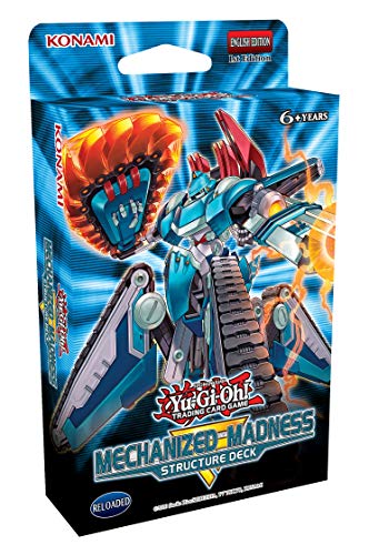 Yu-Gi-Oh YuGiOh KONMEMA Mechanized Madness Structure Deck - Image 1