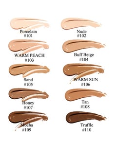 Phoera 2 Pack PHOERA Foundation, Flawless Soft Matte 24HR Oil Control Full Coverage Foundation Makeup for Women.102 Nude-30ml  - Image 3